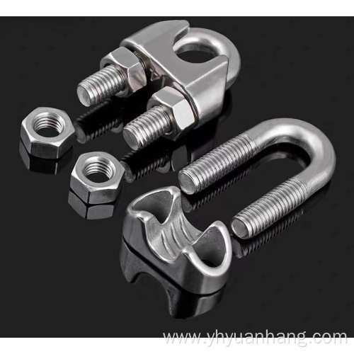 Stainless Steel Wire Rope Cable Clip Clamping Ring